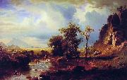 Albert Bierstadt North Fork of the Platte Nebraska USA oil painting reproduction